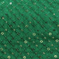 Rajwada Women Green Georgette Designer Sequins Saree With Unstitched Blouse