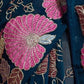 Rajwada Teal Blue Georgette Embellished Saree For Women