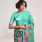 Rajwada Teal Green Georgette Embellished Saree For Women