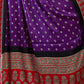 Rajwada Purple And Red Silk Blend Printed Elegant Saree For Women
