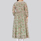 Rajwada Light Green Georgette Printed Kurti For Women