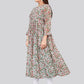 Rajwada Grey Georgette Printed Kurti For Women