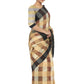 Rajwada Multicolour Silk Blend Checked Saree For Women