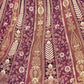 Rajwada Dark Purple Soft Net Embroidered Semi-Stitched Lehenga For Women