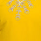 Rajwada Yellow Silk Blend Embroidered Stitched Kurta Set For Women