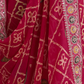 Rajwada Magenta Georgette Embroidered Saree For Women