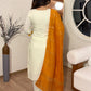 Rajwada White Cotton Embriodered Stitched Kurta Set For Women