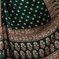 Rajwada Green Silk Blend Printed Elegant Saree For Women