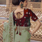 Rajwada Dusty Green Georgette Embellished Elegant Saree For Women