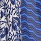 Rajwada Blue Khadi Printed Saree With Unstitched Blouse For Women