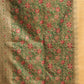 Rajwada Cream Silk Blend Solid Saree For Women