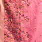 Rajwada Pink Cotton Blend Printed Saree For Women