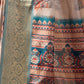 Rajwada Multicolor Silk Blend Printed Saree For Women
