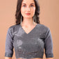 Rajwada Grey Georgette Sequin Elegant Saree For Women