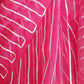 Rajwada Pink Organza Lace Work Saree With Unstitched Blouse For Women