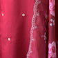 Rajwada Magenta Viscose Embroidered Stitched Kurta Set For Women