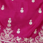 Rajwada Pink Chiffon Embroidered Stitched Kurta Set For Women