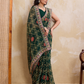 Rajwada Green Georgette Embroidered Saree For Women