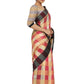 Rajwada Multicolour Silk Blend Checked Saree For Women