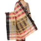 Rajwada Multicolour Silk Blend Checked Saree For Women