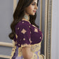 Rajwada Lavender Georgette Embellished Elegant Saree For Women