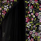 Rajwada Black Net Embroidered Elegant Saree For Women