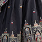 Rajwada Grey Silk Blend Embroidered Semi-Stitched lehenga For Women