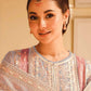 Rajwada Grey Georgette Embroidered Semi-Stitched Kurta Set For Women