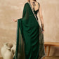 Rajwada Green Georgette Embroidered Saree For Women