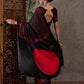 Rajwada Black Silk Blend Printed Elegant Saree For Women