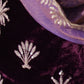 Rajwada Wine Velvet Embellished Kurta Set For Women