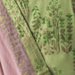 Rajwada Green Art Silk Printed Semi-Stitched Kurta Set For Women