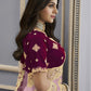 Rajwada Light Pink Georgette Embellished Elegant Saree For Women