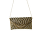 Rajwada Golden Jute Embellished Clutch For Women