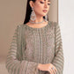 Rajwada Olive Georgette Embellished Semi Stitched Kurta Set For Women