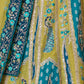 Rajwada Yellow Banarasi Silk Embroidered Semi-Stitched Lehenga For Women