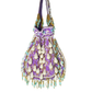 Rajwada Purple Velvet Embellished Potli For Women