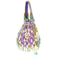 Rajwada Purple Velvet Embellished Potli For Women