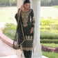 Rajwada Olive Silk Blend Embellished Kurta Set For Women