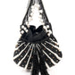 Rajwada Black Embroidered Potli Bag For Women
