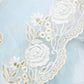 Sky Blue Net Embroidered Saree
