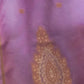 Rajwada Purple Silk Blend Woven Saree With Unstitched Blouse for Women