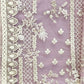 Rajwada Lavender Organza Embroidered Semi-Stitched Kurta Set For Women