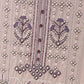 Rajwada Purple Georgette Embroidered Semi-Stitched Kurta Set For Women