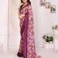 Rajwada Multicolor Georgette Printed Saree For Women