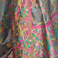 Rajwada Grey Organza Woven Saree With Unstitched Blouse For Women