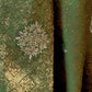 Rajwada Green Silk Blend Woven Saree With Unstitched Blouse for Women
