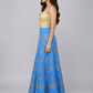 Blue Silk Blend Embellished Lehenga