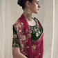 Rajwada Pink Organza Embroidered Elegant Saree For Women