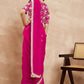 Rajwada Pink Georgette Embellished Saree For Women